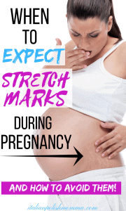 When to expect stretch marks during pregnancy