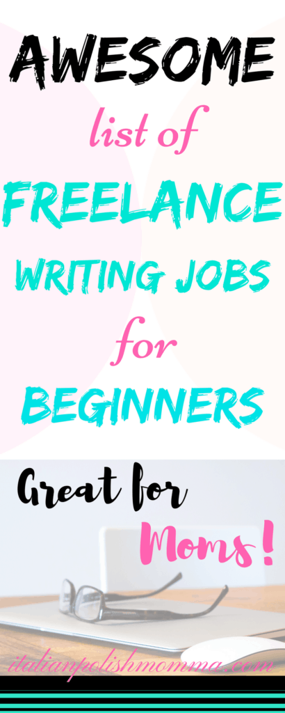 list of freelance writing jobs for beginners