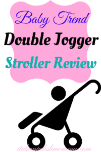 Baby Trend Double Jogger Stroller Review