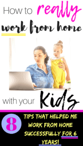 8 Work from home tips for moms