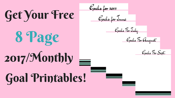 Free Goal Printables For 2017