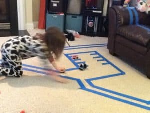 Tape Race Track Activity