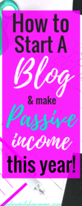 How to start a blog and make passive income