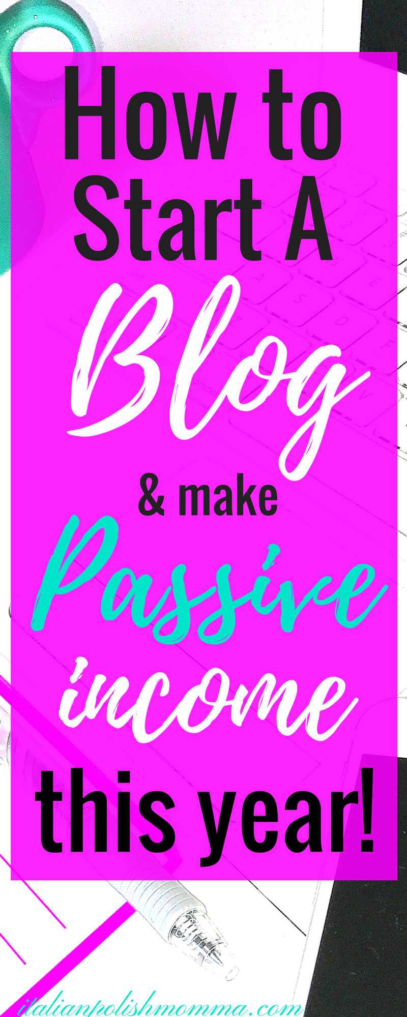 How to start a blog and make passive income