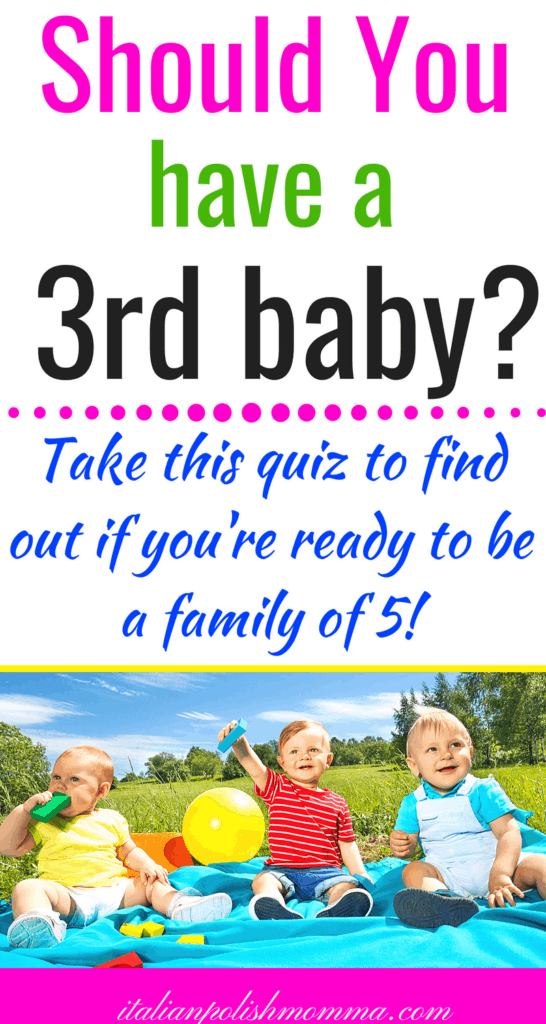 Third baby, family of five