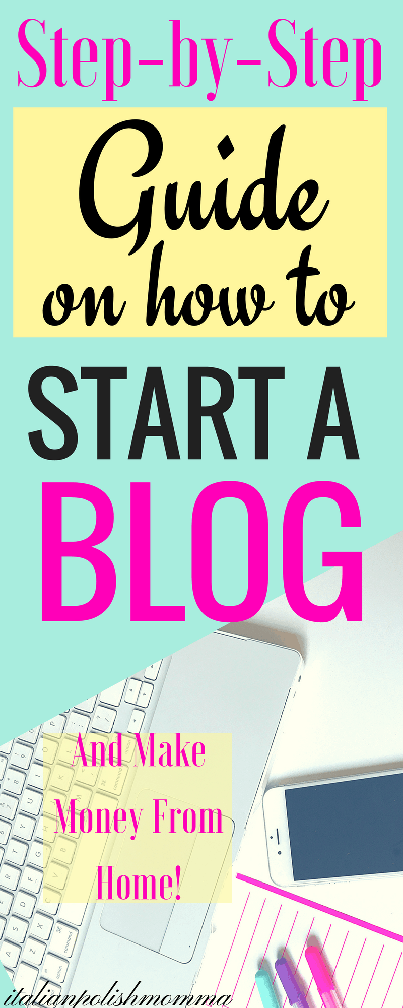 Step-by-step guide on how to start a blog and make money online!
