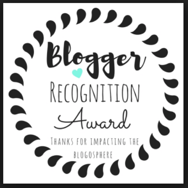 Blogger Recognition Award