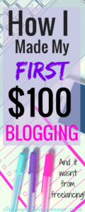 How I made my first $100 Blogging