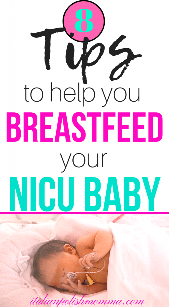 breastfeeding a nicu baby