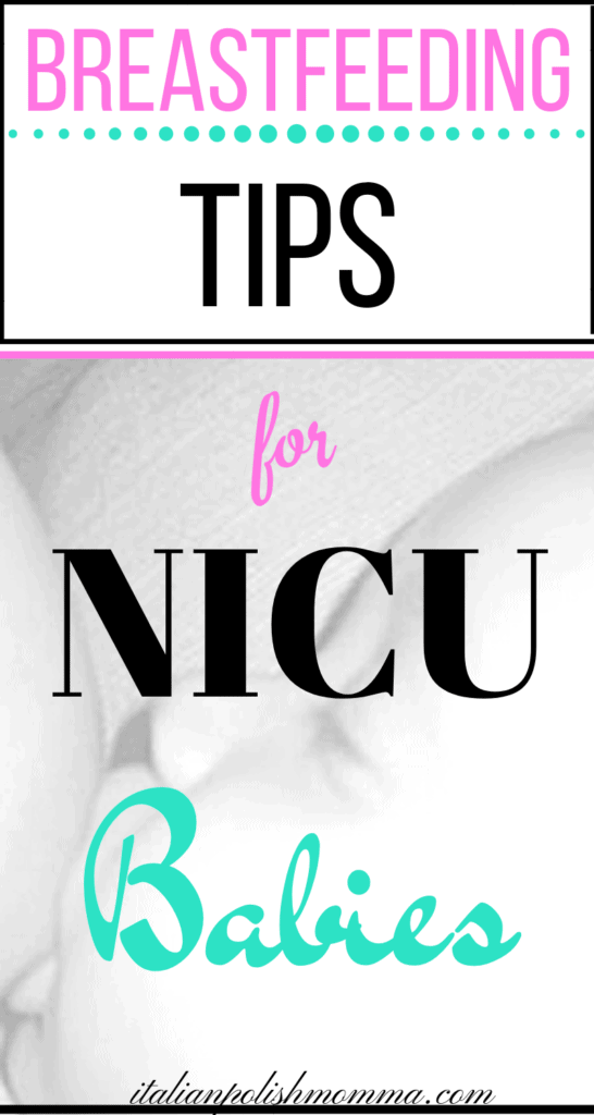 Breastfeeding a NICU baby