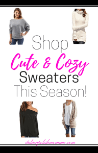 Shop cute and cozy sweaters!