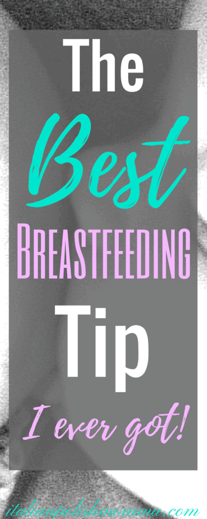 The best breastfeeding tip