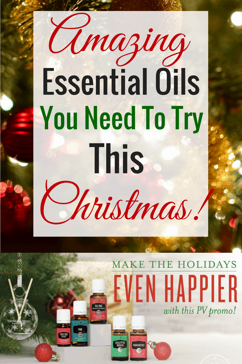 Amazing essential oils for the Holiday season!
