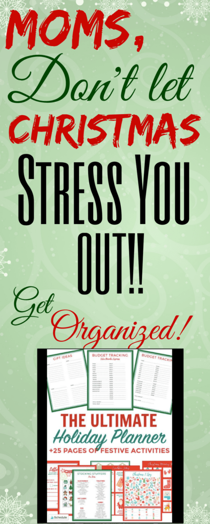 Christmas/Holiday planner for moms