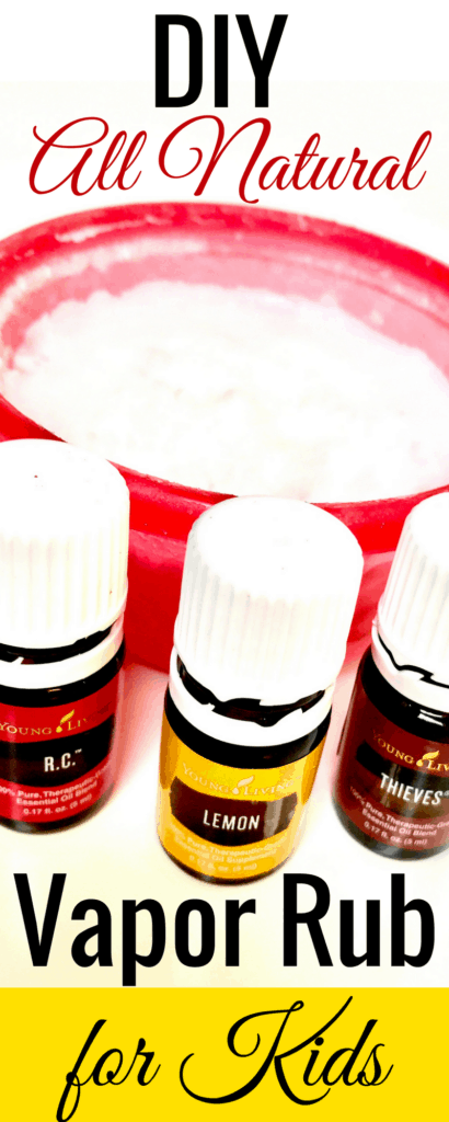 DIY All Natural vapor rub