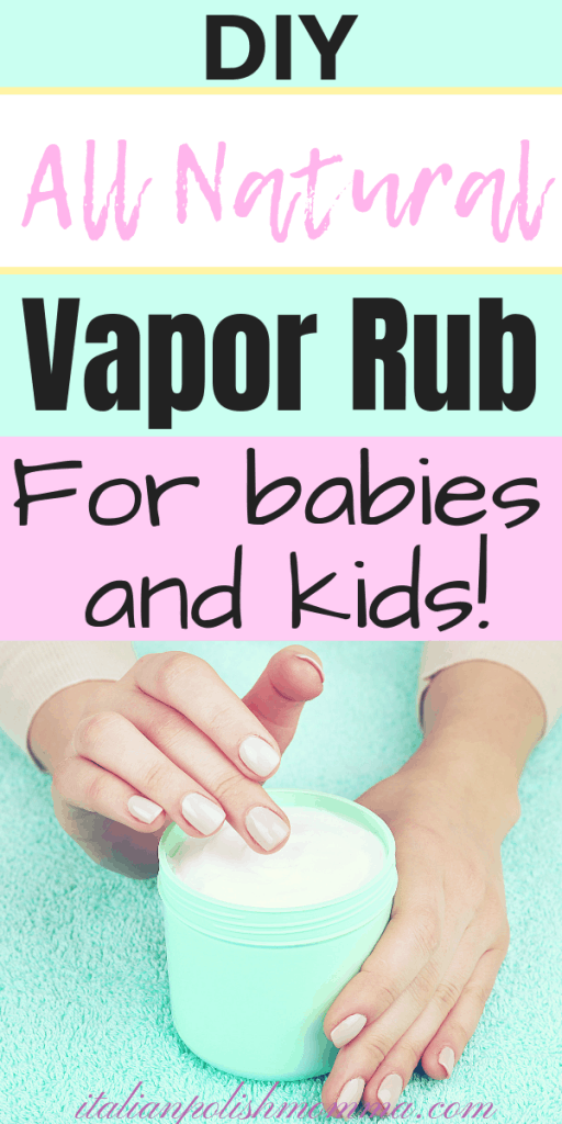 Vapor rub for babies and kids