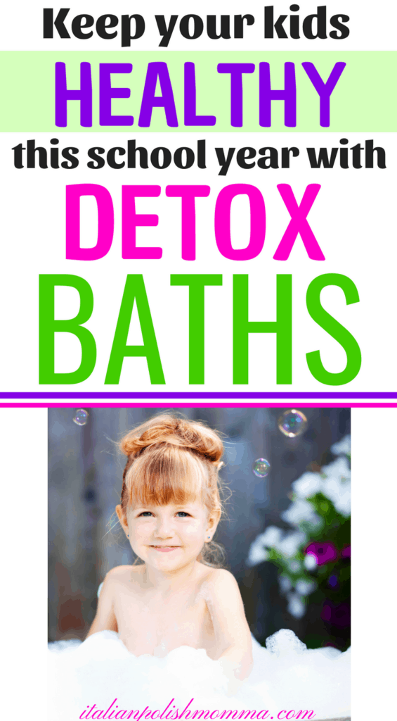 Detox baths for kids