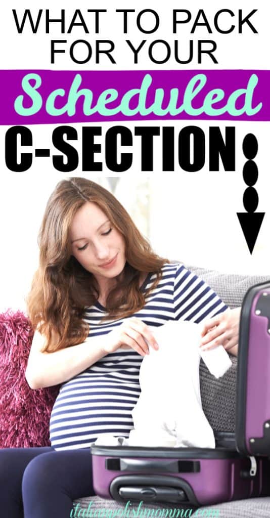 Scheduled Section Hospital Bag