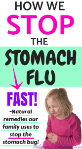 Stomach Flu remedies for kids