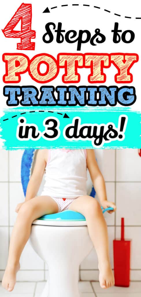 4 Steps To potty training in 3 days