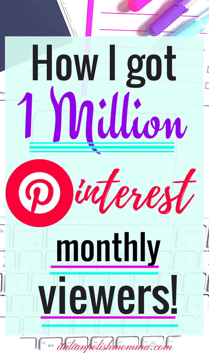 How I got 1 Million Pinterest monthly viewers