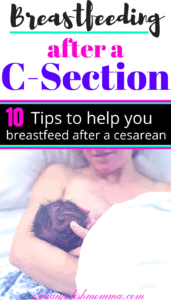 Breastfeeding after a csection