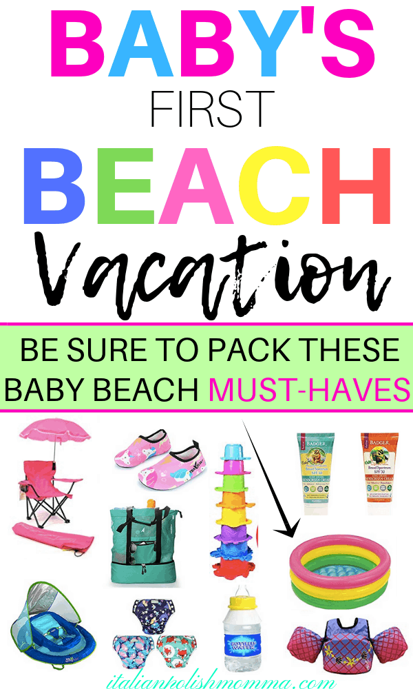 Baby's first beach vacation