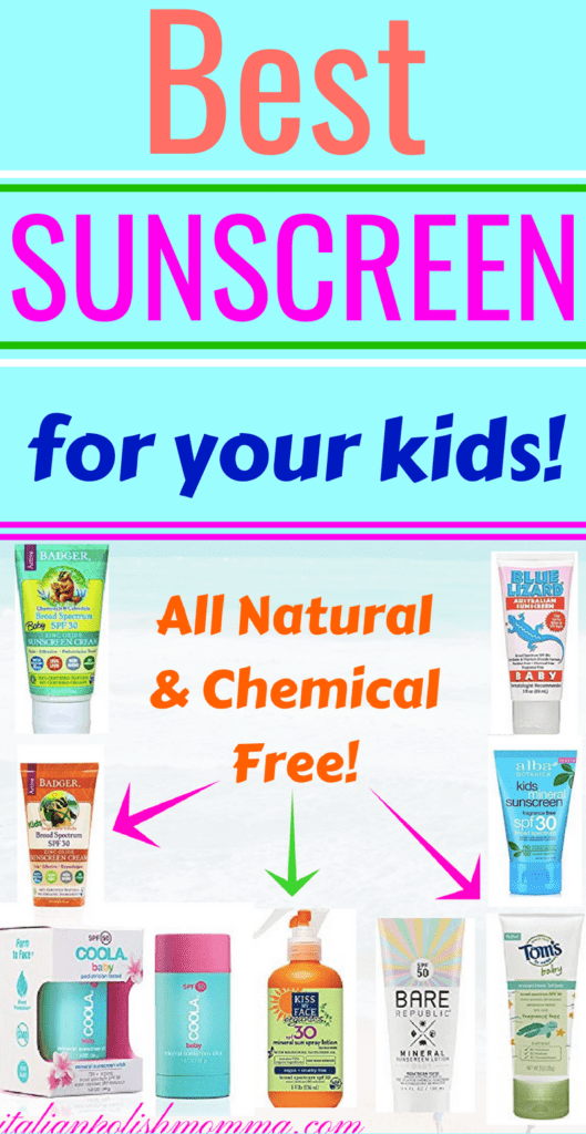 Best sunscreen for kids!