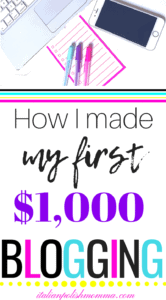 Make money blogging