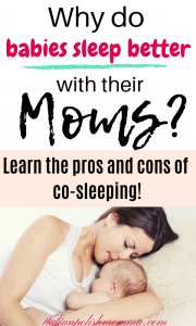 co sleeping benefits