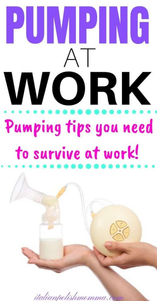 Pumping at work tips