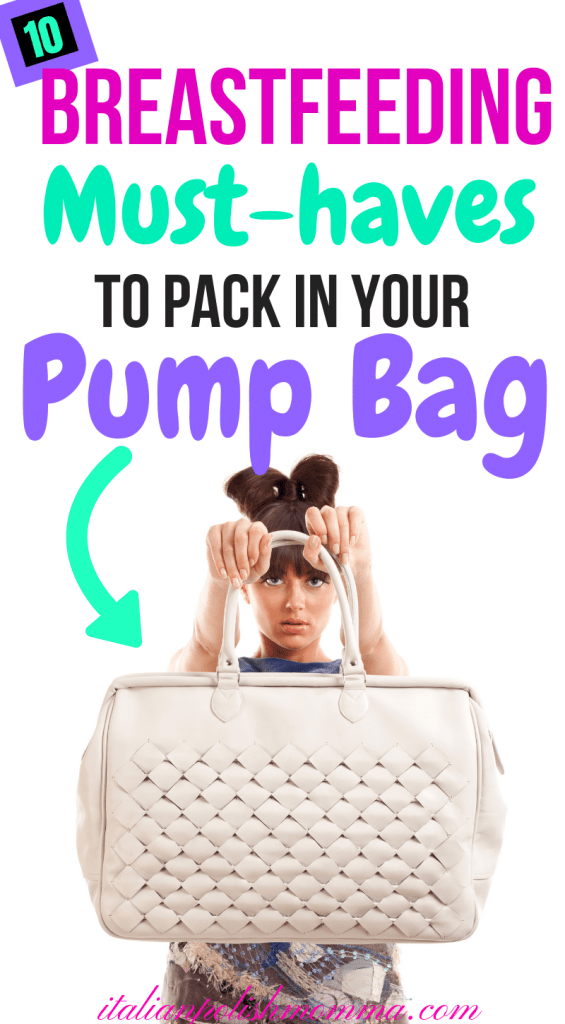 Pumping bag for work