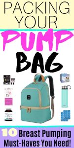 What to pack in your pump bag