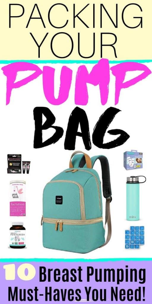 What to pack in your pump bag
