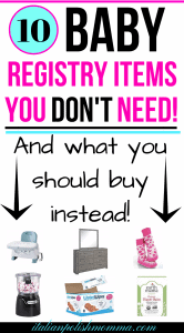 Baby registry items you don't need!