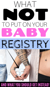Baby registry items you don't need