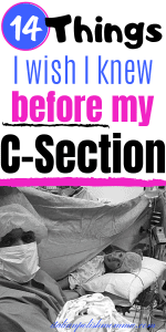 c-section tips planned