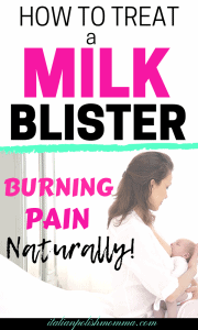 Milk blister remedies