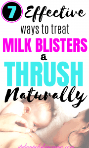 Treating milk blisters