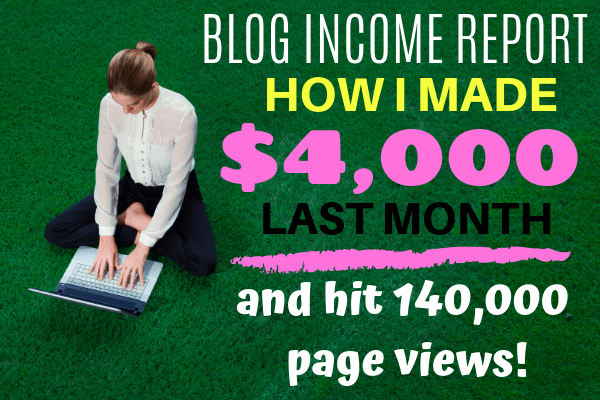 blog income report and traffic