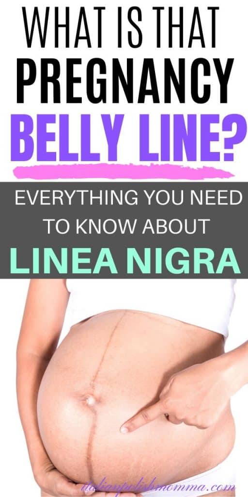 Everything you need to know about linea nigra pregnancy line Pregnancy belly line Linea Nigra