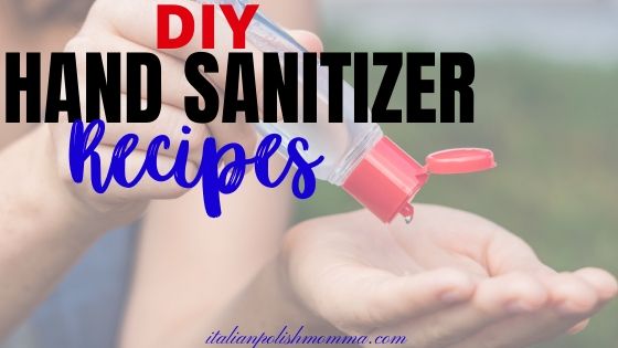 DIY Hand Sanitizer Recipes