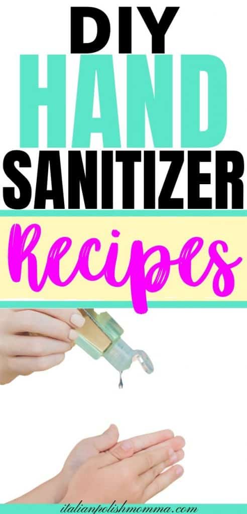 DIY Hand Sanitizer Recipes