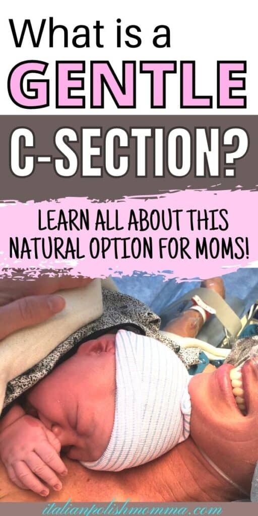 Gentle csection birth plan