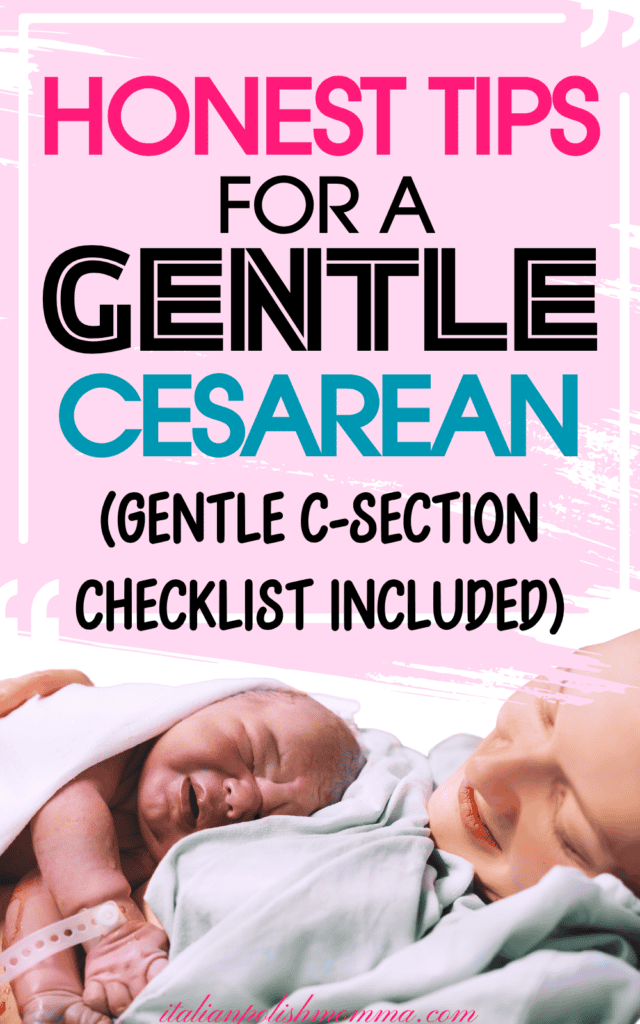 Gentle C-Section birth Plan