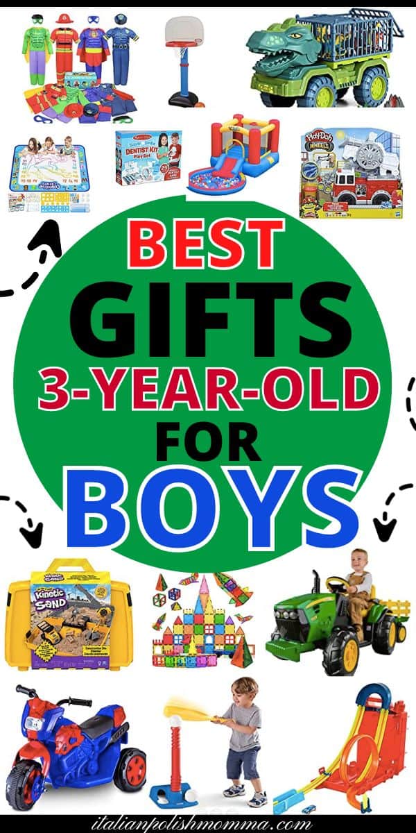 Gifts for 3 year old boys
