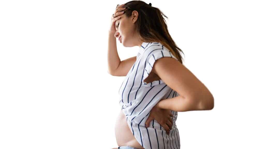 tired pregnant woman
