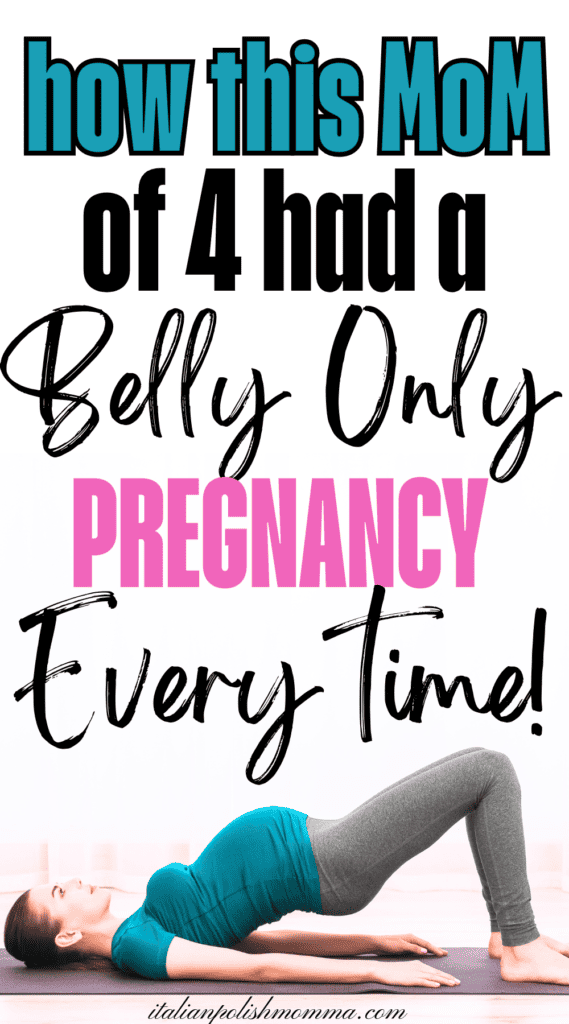 belly only pregnancy tips