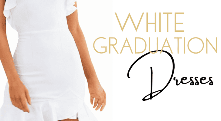 White Graduation dresses