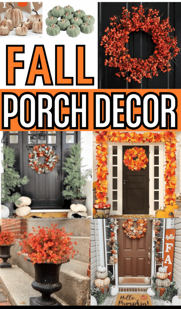 FALL PORCH DECOR IDEAS